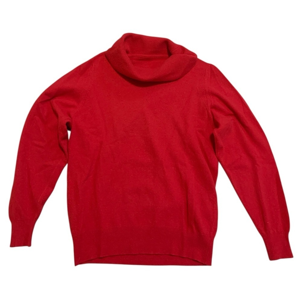 Luxury Vintage Ballantyne Red Super Geelong Wool Sweater S/M